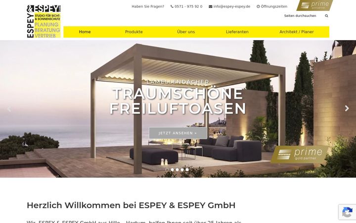 Screenshot of espey-espey.de