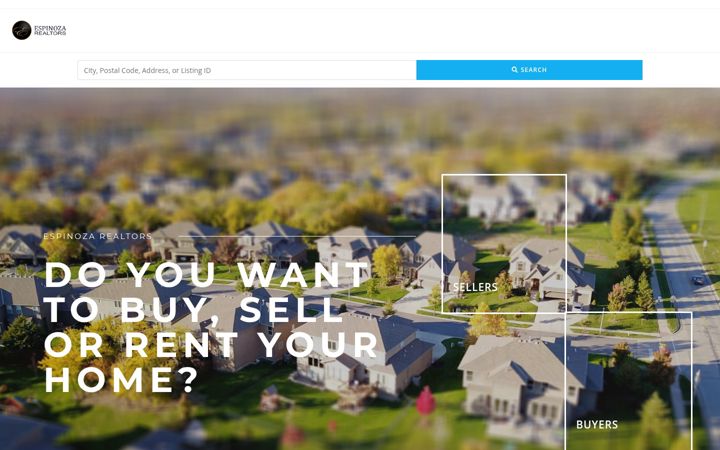 Snimka zaslona za espinozarealtors.org