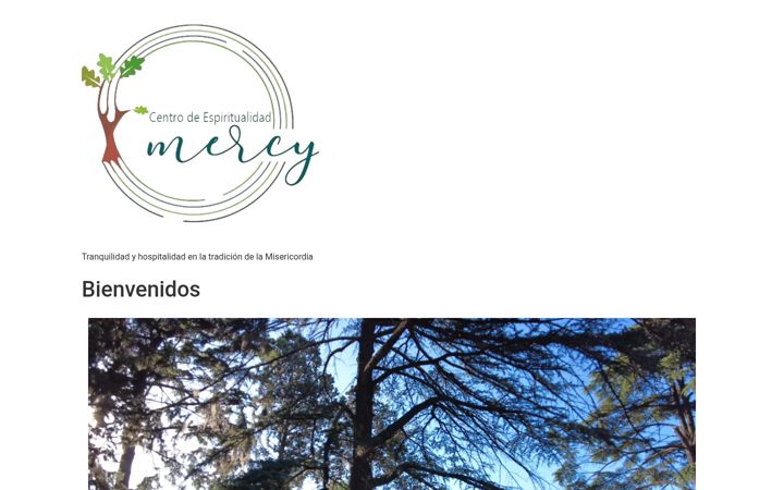 Snimka zaslona za espiritualidadmercy.org