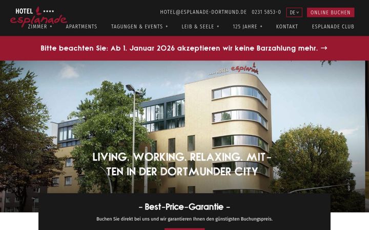 Képernyőkép: esplanade-dortmund.de