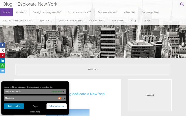 Screenshot of esplorarenewyork.it