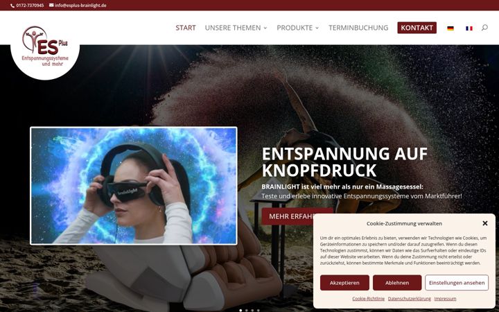 Képernyőkép: esplus-brainlight.de
