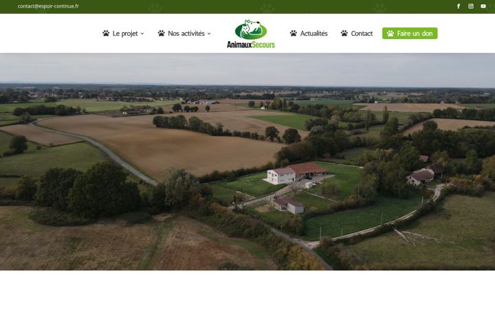Screenshot di espoir-continue.fr