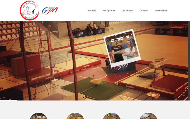 Screenshot di espoirgym-lucon.fr