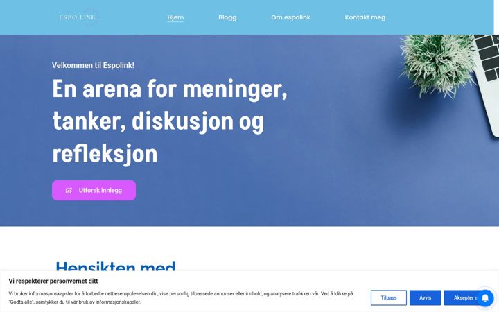 Screenshot of espolink.no