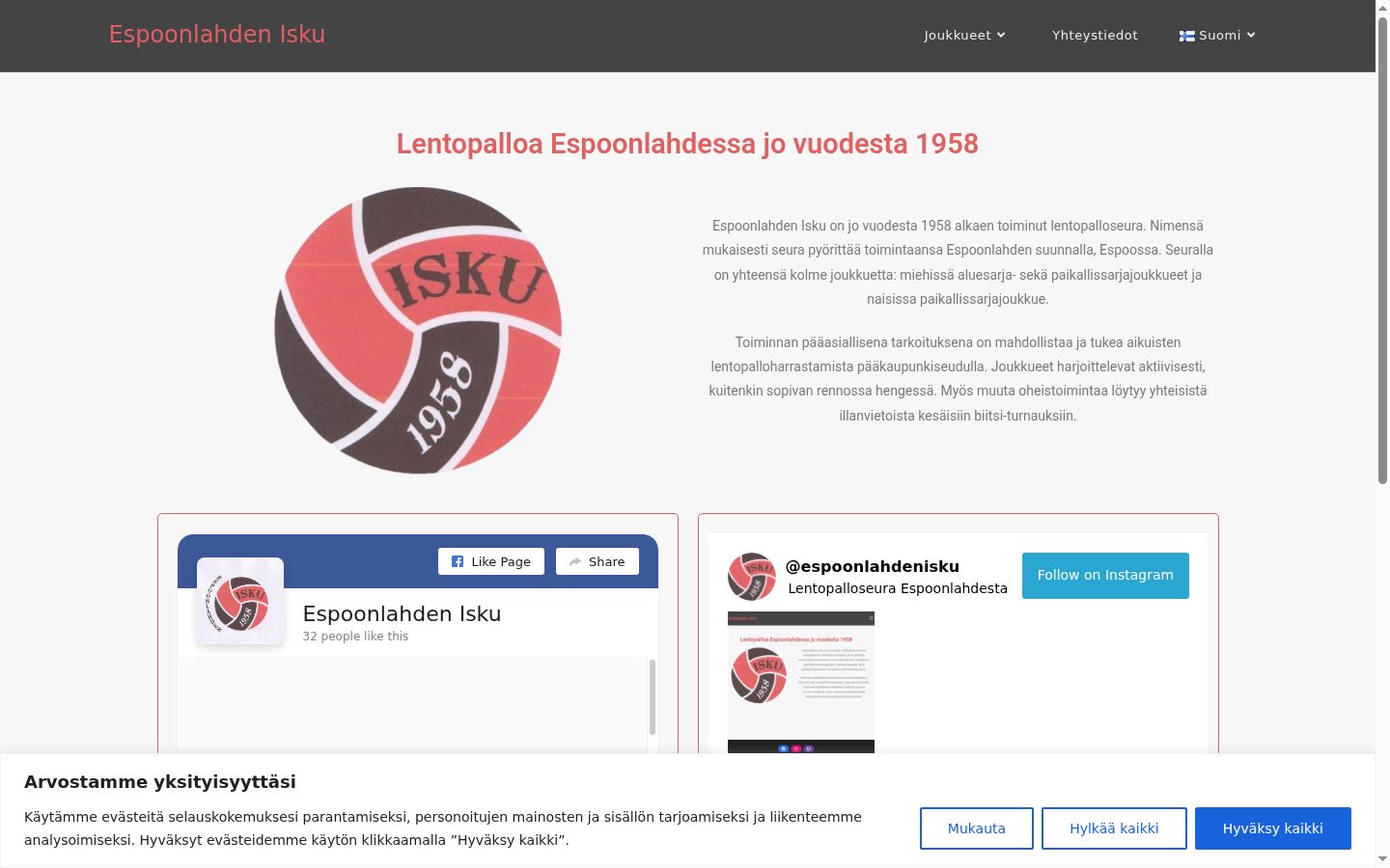 Snímka obrazovky banera súhlasu zobrazeného pred akoukoľvek interakciou
