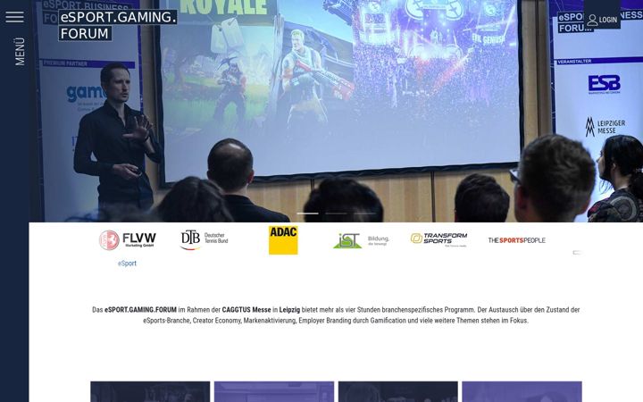 Skjámynd af esportgamingforum.de