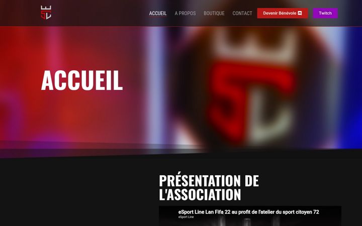 Screenshot di esportline.fr