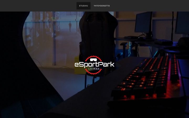 Snímek obrazovky esportpark.net