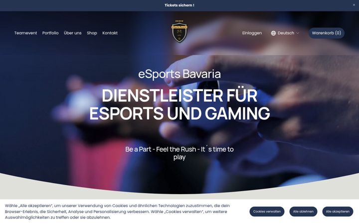 Skjámynd af esports-bavaria.de