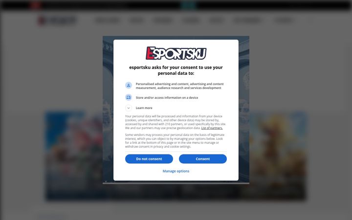 Screenshot of esportsku.com