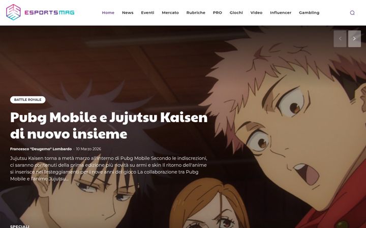 Screenshot of esportsmag.it
