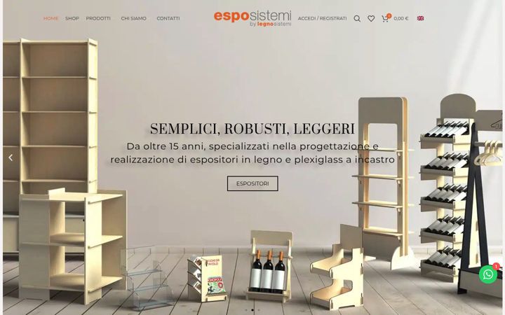 Screenshot of esposistemi.it