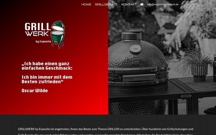 Skjámynd af esposito-grillwerk.de