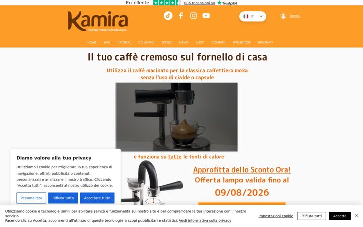 Snímek obrazovky espressokamira.net