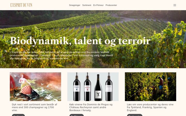 Screenshot ta' esprit-du-vin.com