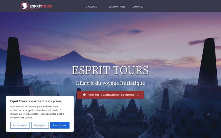 Skærmbillede af esprit-tour.fr