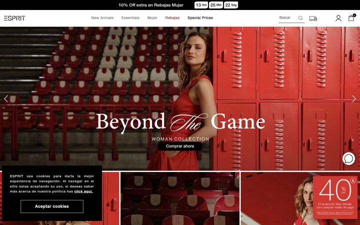 Screenshot of esprit.com.co