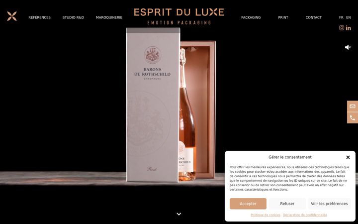 Skærmbillede af espritduluxe.fr