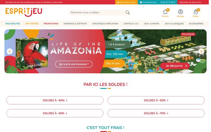 Screenshot of espritjeu.com