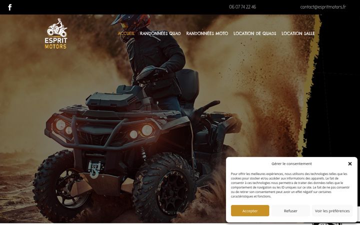 Snímek obrazovky espritmotors.fr