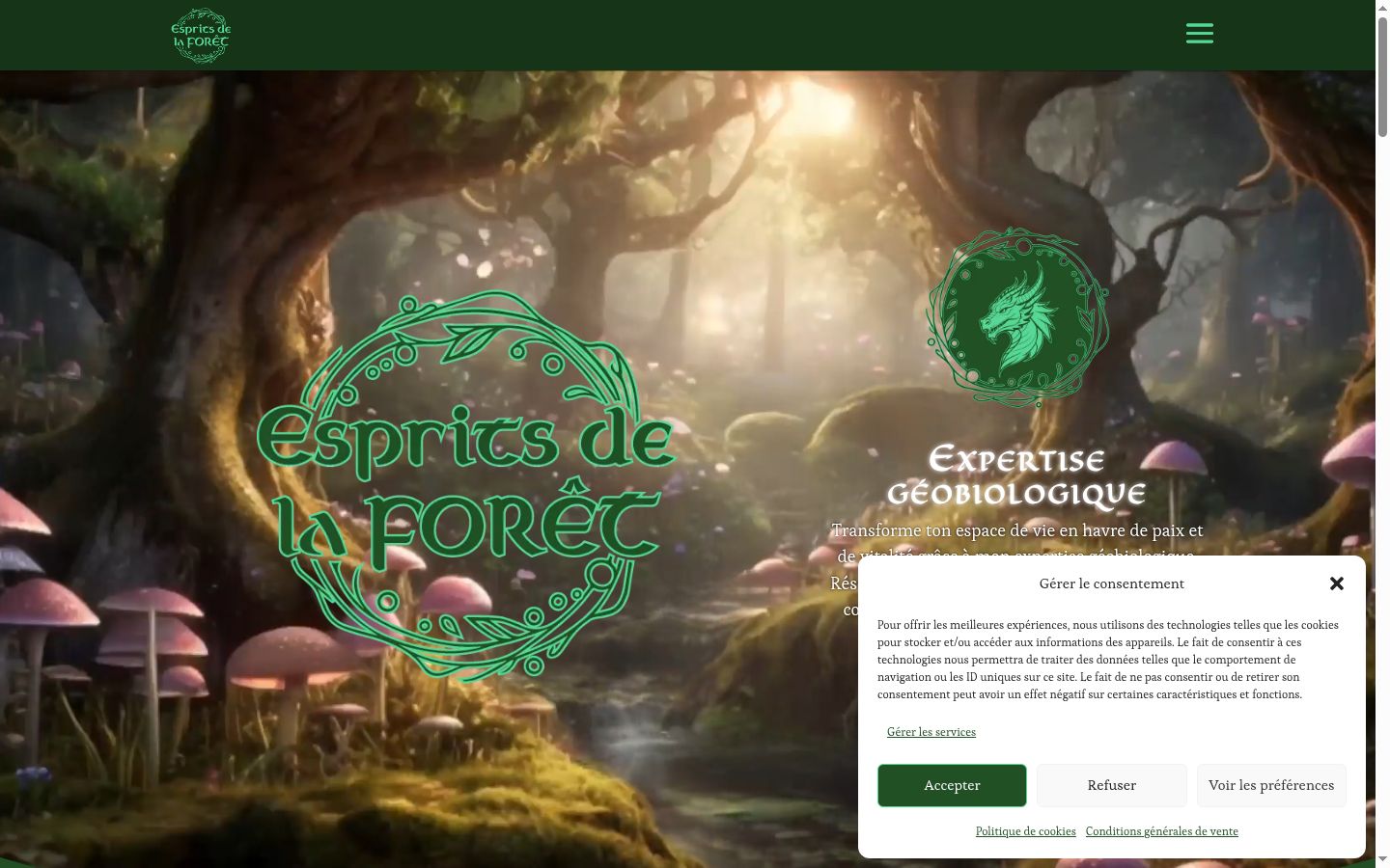 Screenshot tal-banner tal-kunsens muri qabel kwalunkwe interazzjoni