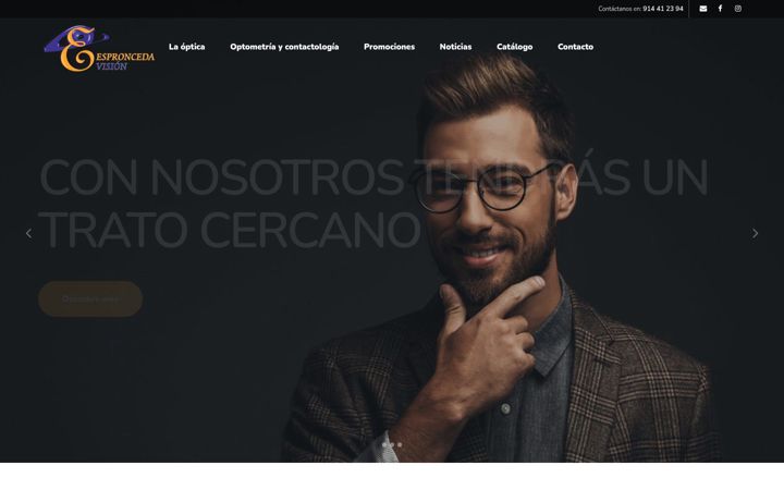 Screenshot ta' esproncedavision.es