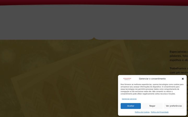 Екранна снимка на esquemamolduras.com.br