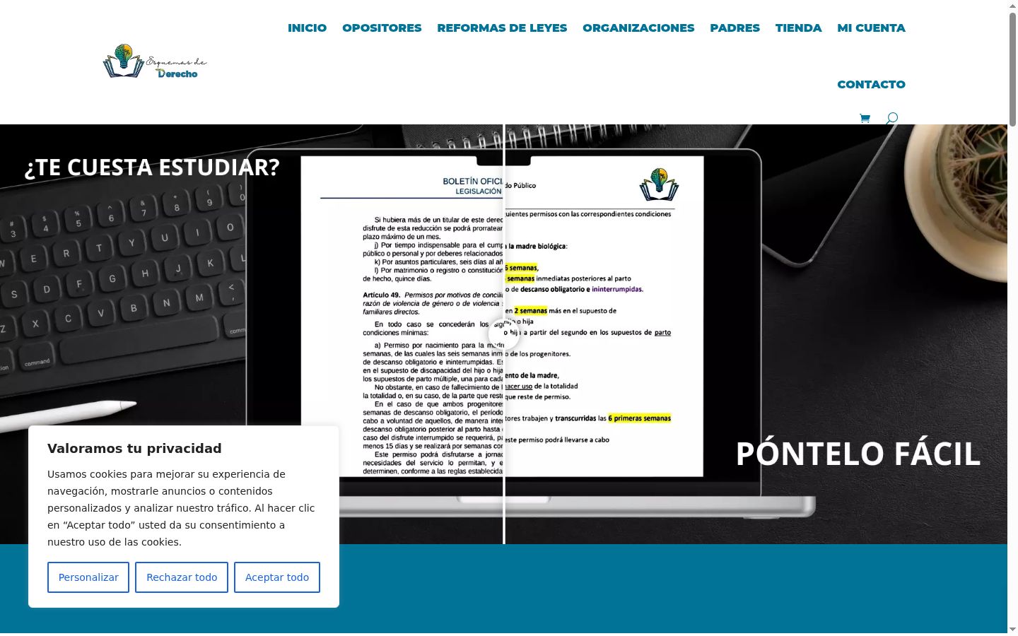 Screenshot tal-banner tal-kunsens muri qabel kwalunkwe interazzjoni