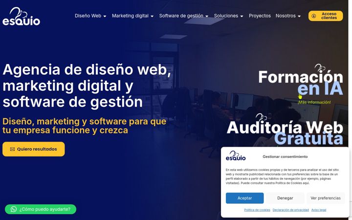 Screenshot ta' esquio.es