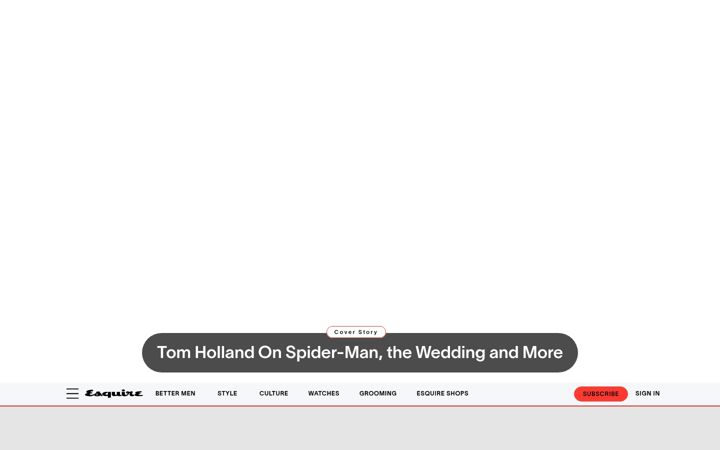 Captura de ecrã de esquire.co.uk