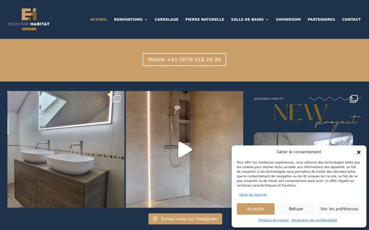 Screenshot ta' esquisse-habitat.ch