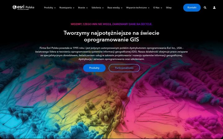 Screenshot ta' esri.pl