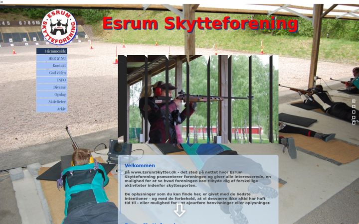 Screenshot von esrumskytter.dk