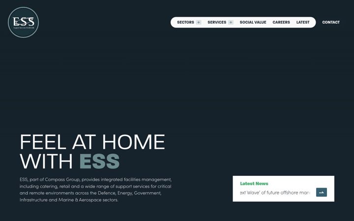 Screenshot ta' ess-compass.co.uk