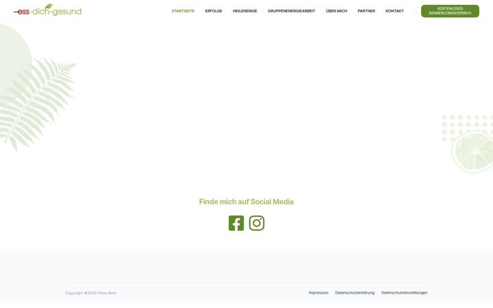 Screenshot of ess-dich-gesund.info