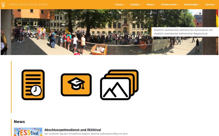 Kuvakaappaus sivustosta ess-erfurt.de