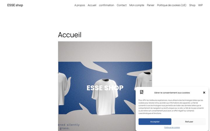 Snímek obrazovky esse-shop.fr