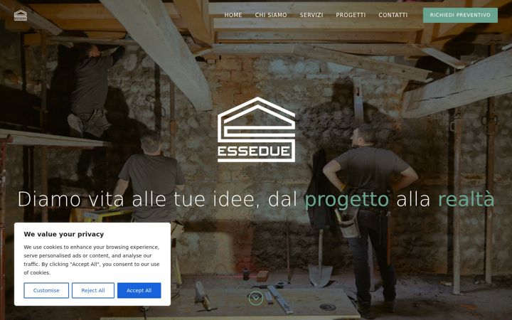Snimka zaslona za essedueimpresaedile.it