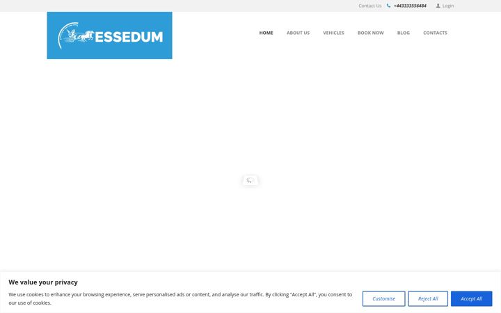 Ekrānuzņēmums no essedum.co.uk