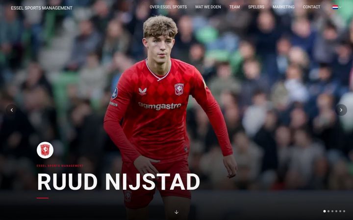 Screenshot ta' esselsports.nl