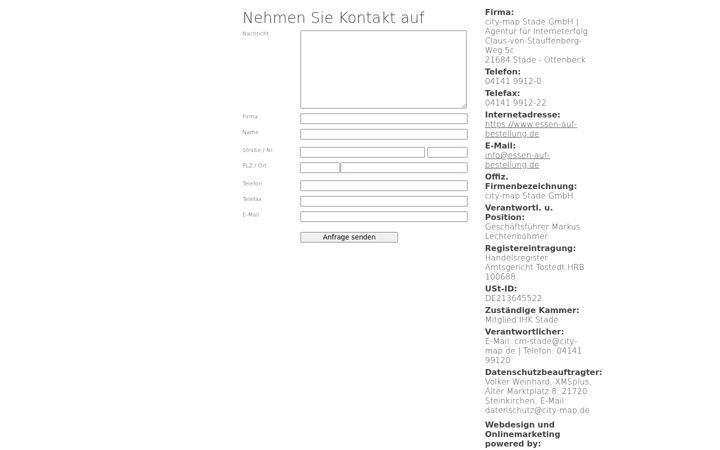 Snimka zaslona za essen-auf-bestellung.de