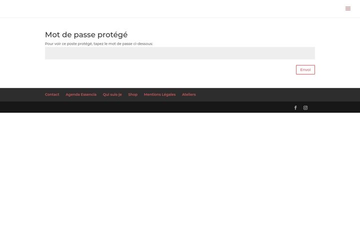 Snímek obrazovky essenciadesign.fr