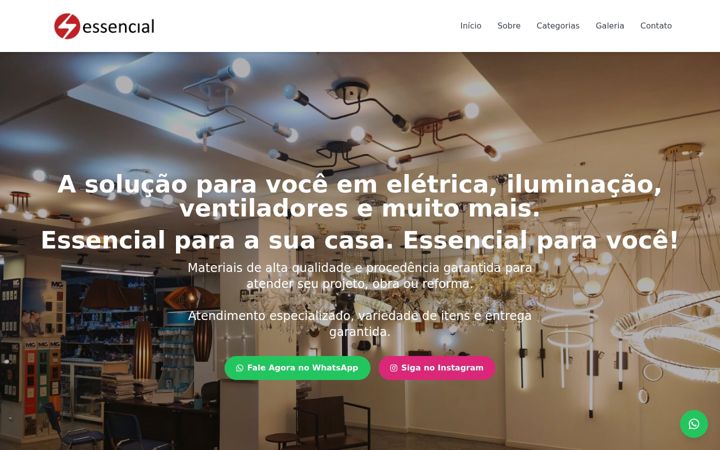 Zrzut ekranu essencialeletro.com.br