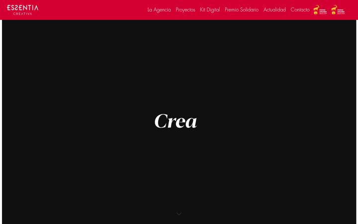Screenshot ta' essentiacreativa.es