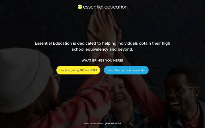 Screenshot of essentialed.com