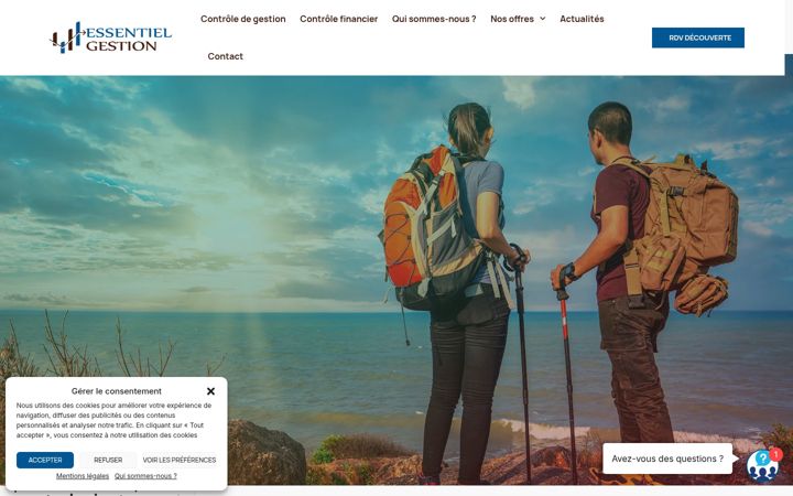 Snímek obrazovky essentiel-gestion.fr