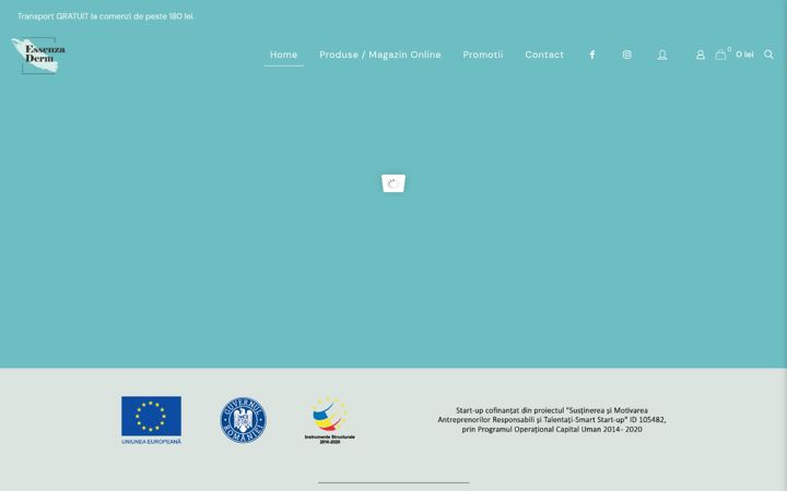 Skärmbild av essenzaderm.ro