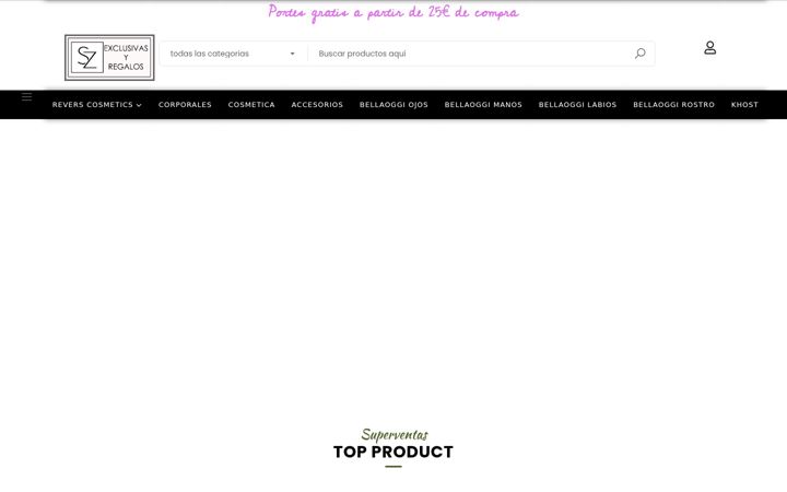 Screenshot ta' essenzashop.es