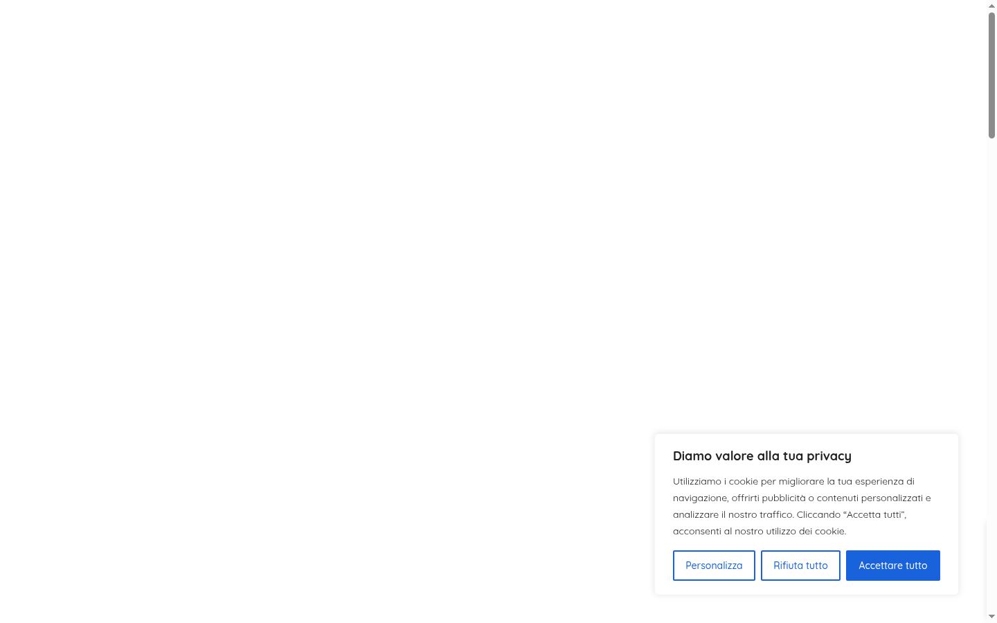 Capture d'écran de la bannière de consentement affichée avant toute interaction